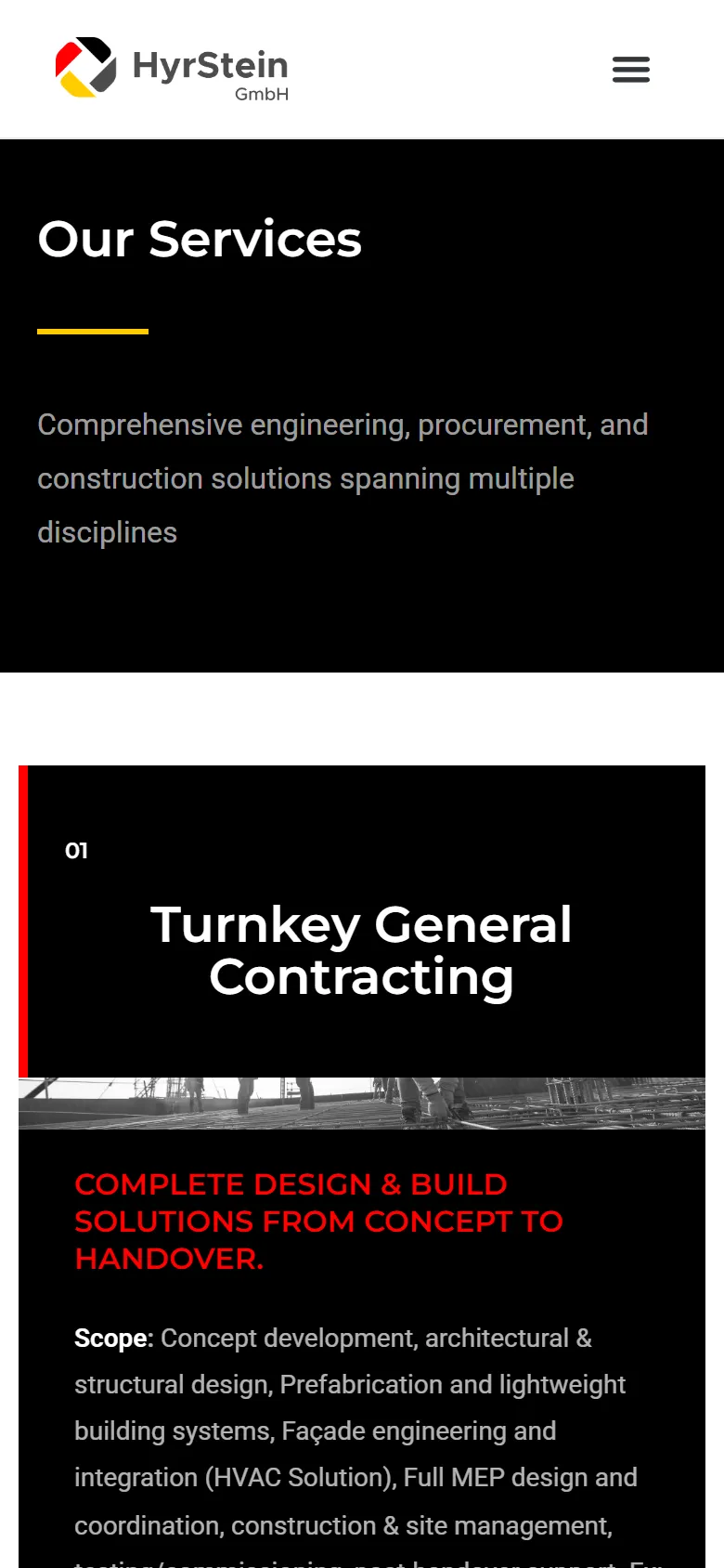 HyrStein services on mobile