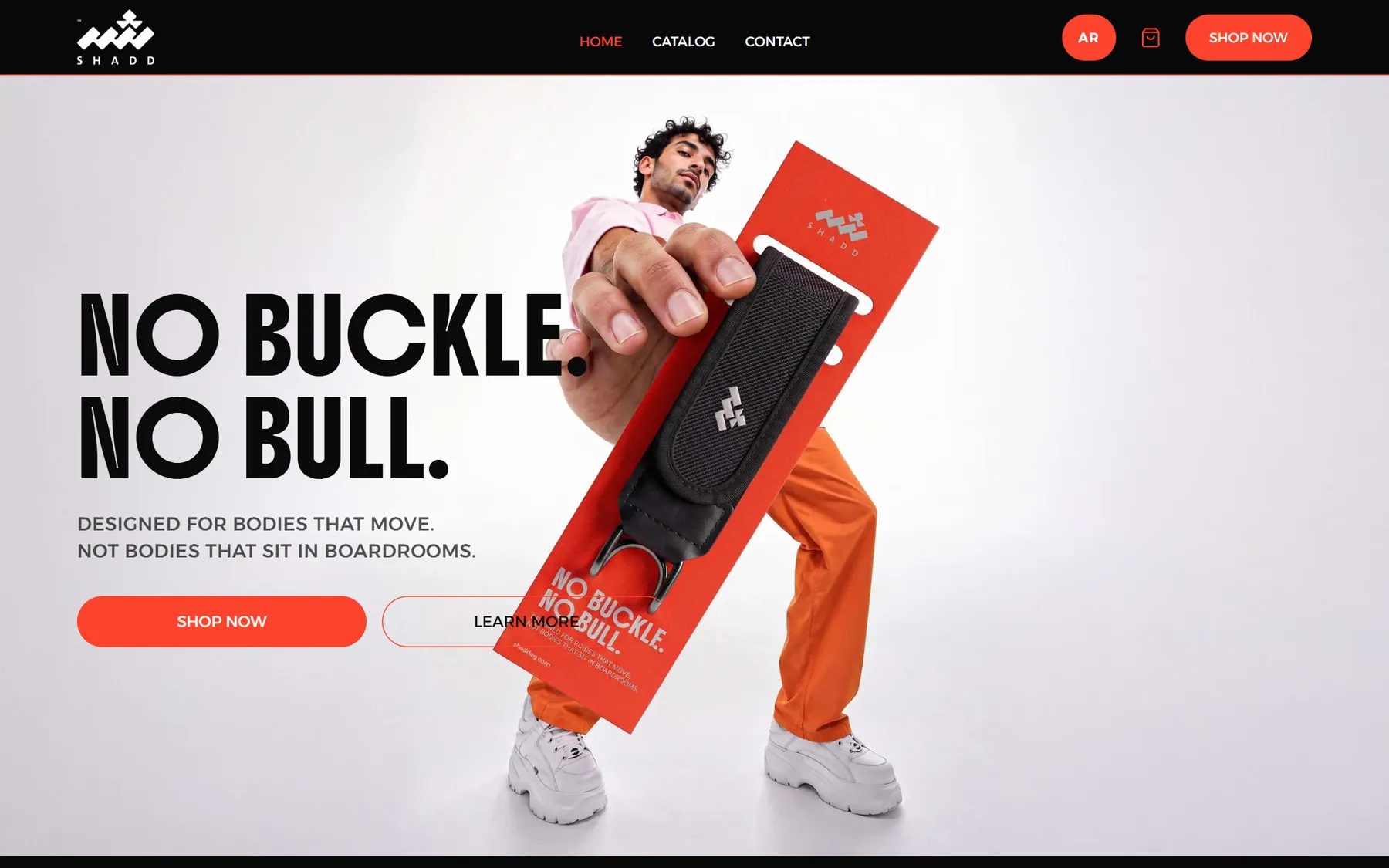 Shadd homepage in English